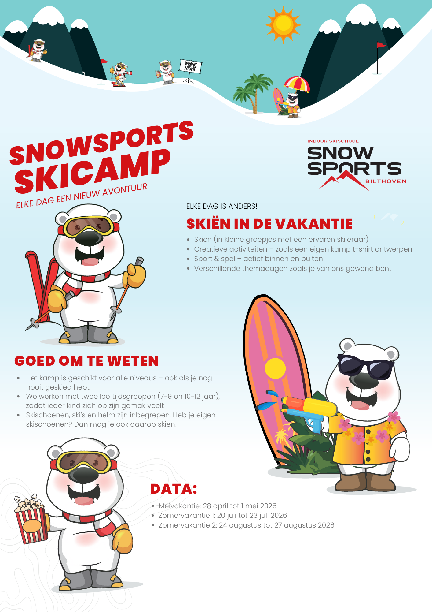 Snowsports Summercamps