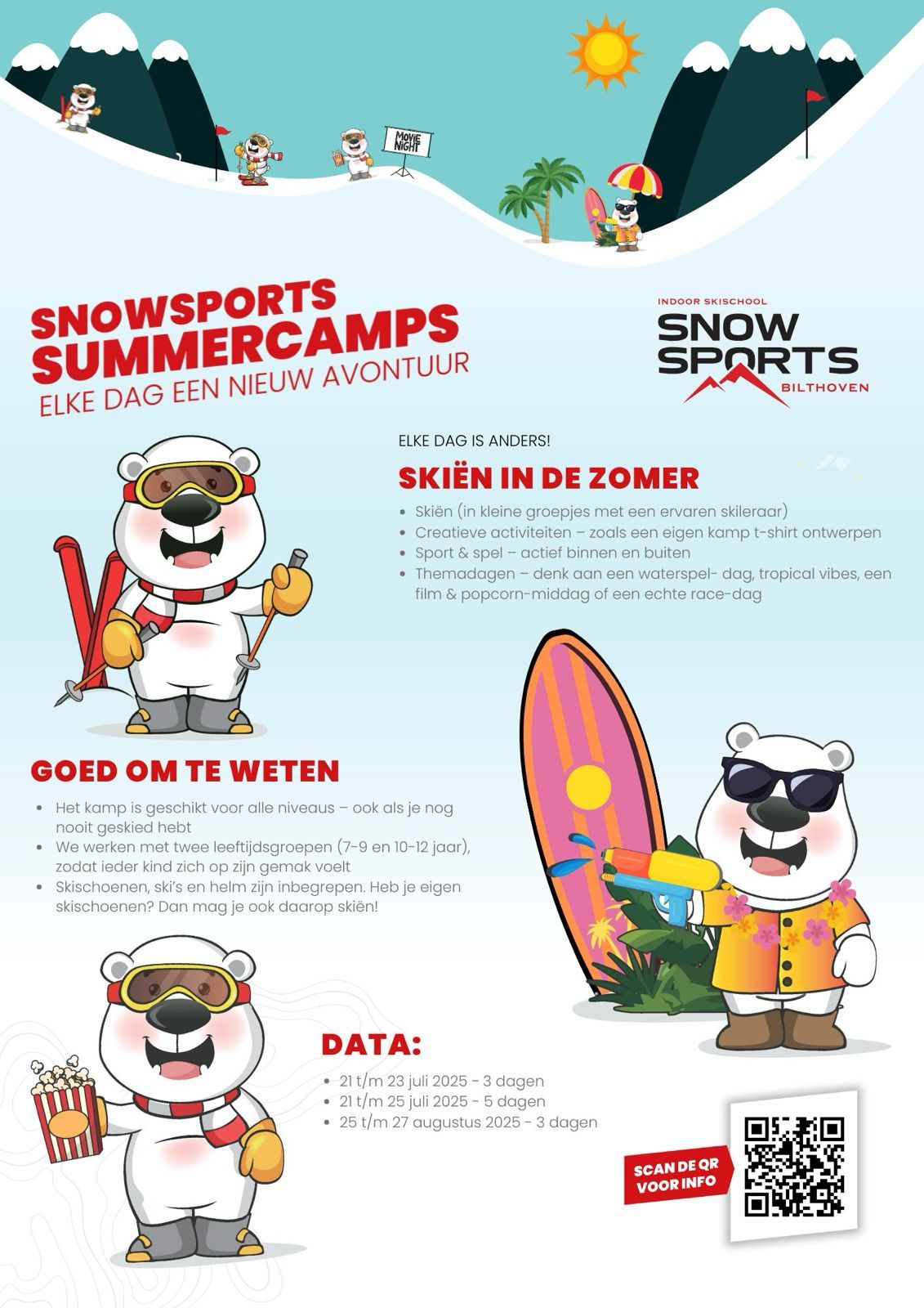 Snowsports Summercamps